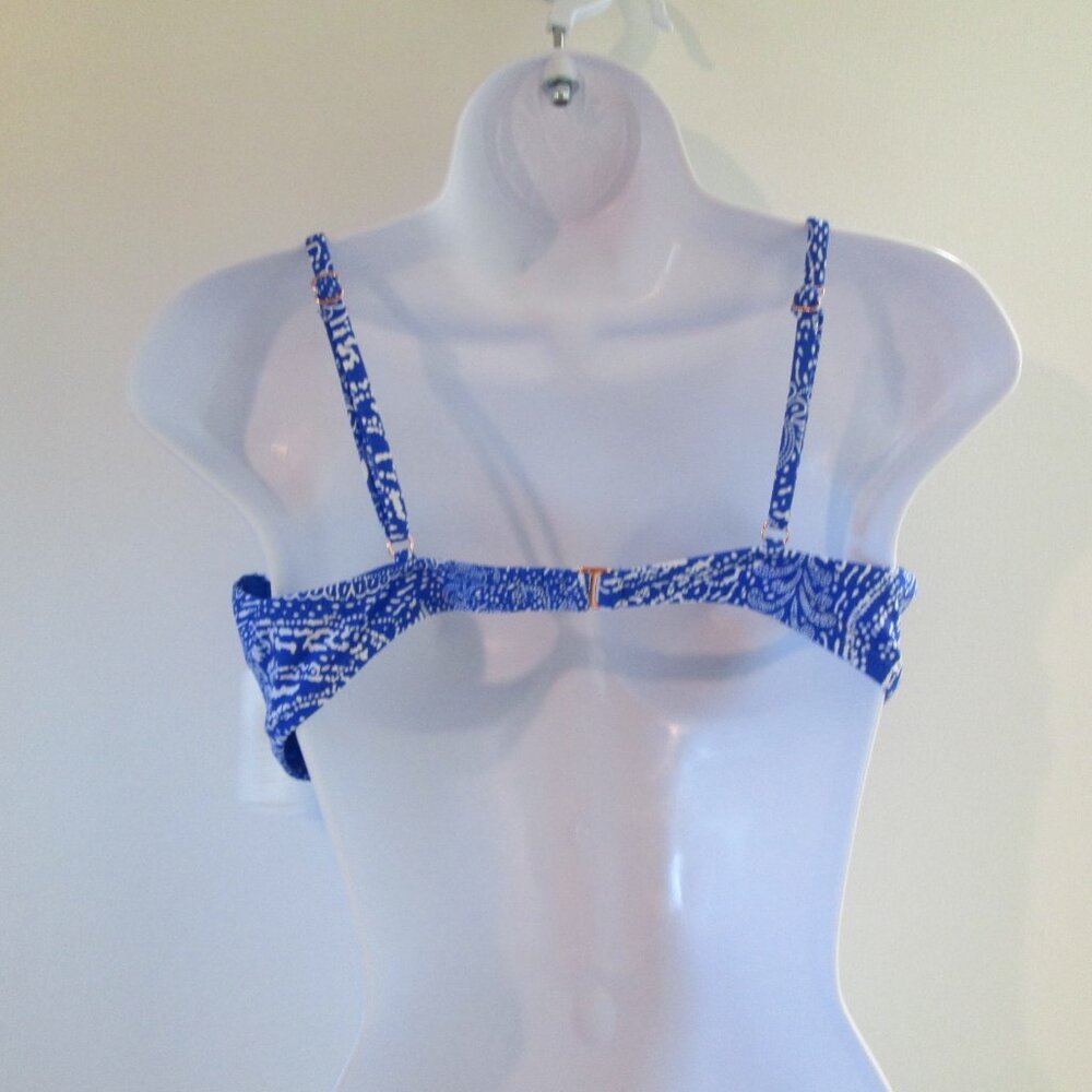 Raisins Juniors' Vibras Paisley Scoop-Neck Bra Bikini Top NWT Sz XL - Picture 6 of 9